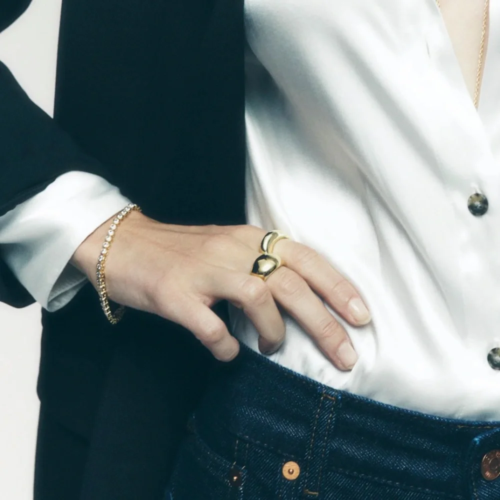 Madewell The Tennis Collection Bezel Set Crystal Bracelet - Picture 4 of 7